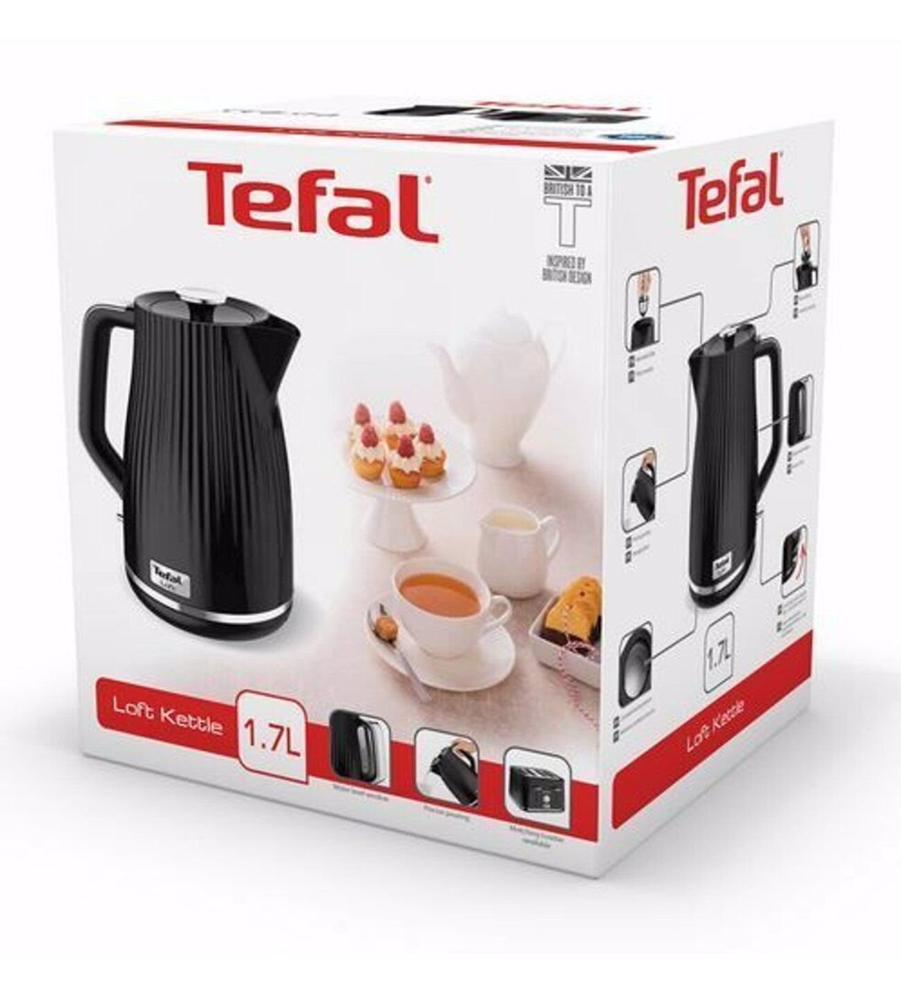 TEFAL Loft 1.7 L Siyah Kettle