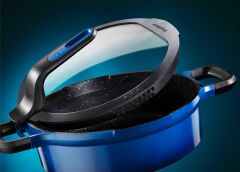 Berghoff Gem Stay Cool Mavi 28 cm Pilav Tenceresi