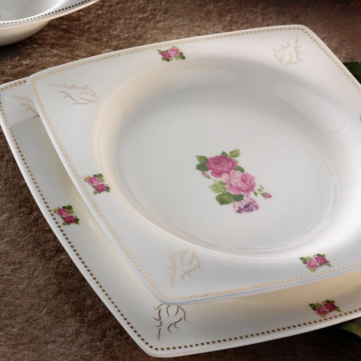 AR 30049 Aryıldız Prestige Bone Porselen 83 Parça Yemek Takımı