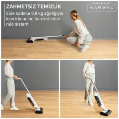 Tefal X-Clean 10 GF7540 Islak Kuru Şarjlı Dikey Süpürge