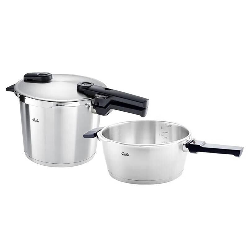 Fissler Vitaquick Premium 8 lt + 4 lt Düdüklü Tencere