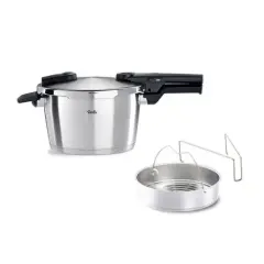 Fissler Vitaquick Premium Buhar Aparatlı 3.5 lt Düdüklü Tencere