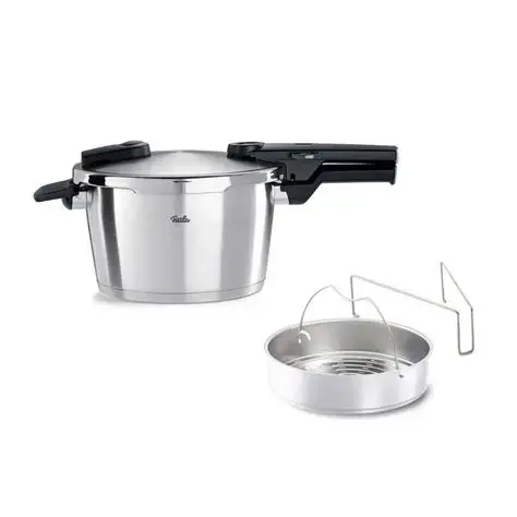 Fissler Vitaquick Premium Buhar Aparatlı 4.5 lt Düdüklü Tencere